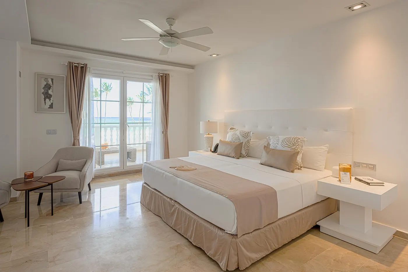 Habitaciones en Playa Bávaro Cama de matrimonio en Paradise Hotel Boutique