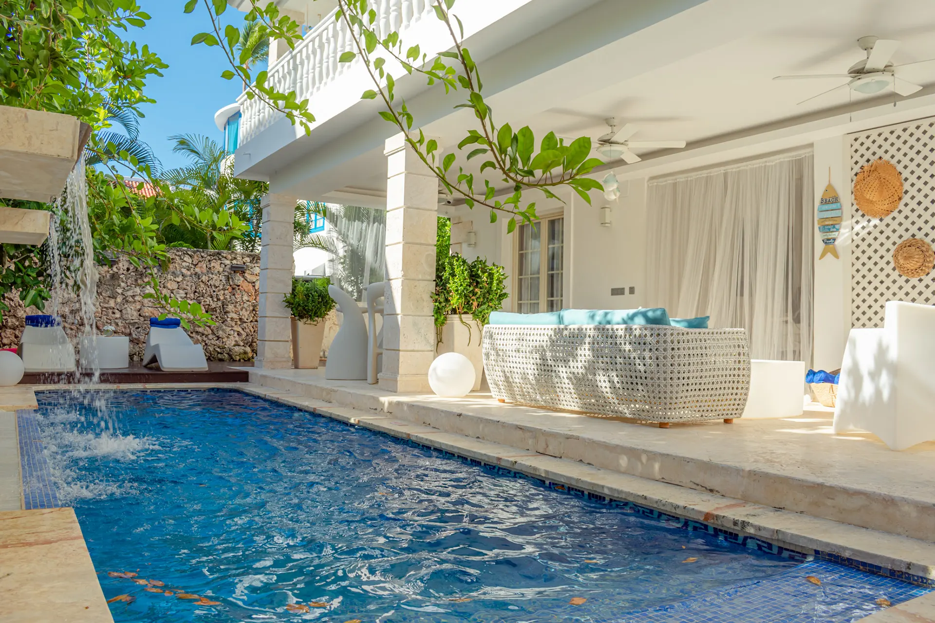 Piscina del Paradise Hotel Boutique en Playa Bávaro